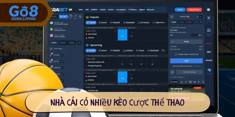 Nhà cái có nhiều kèo cược thể thao
